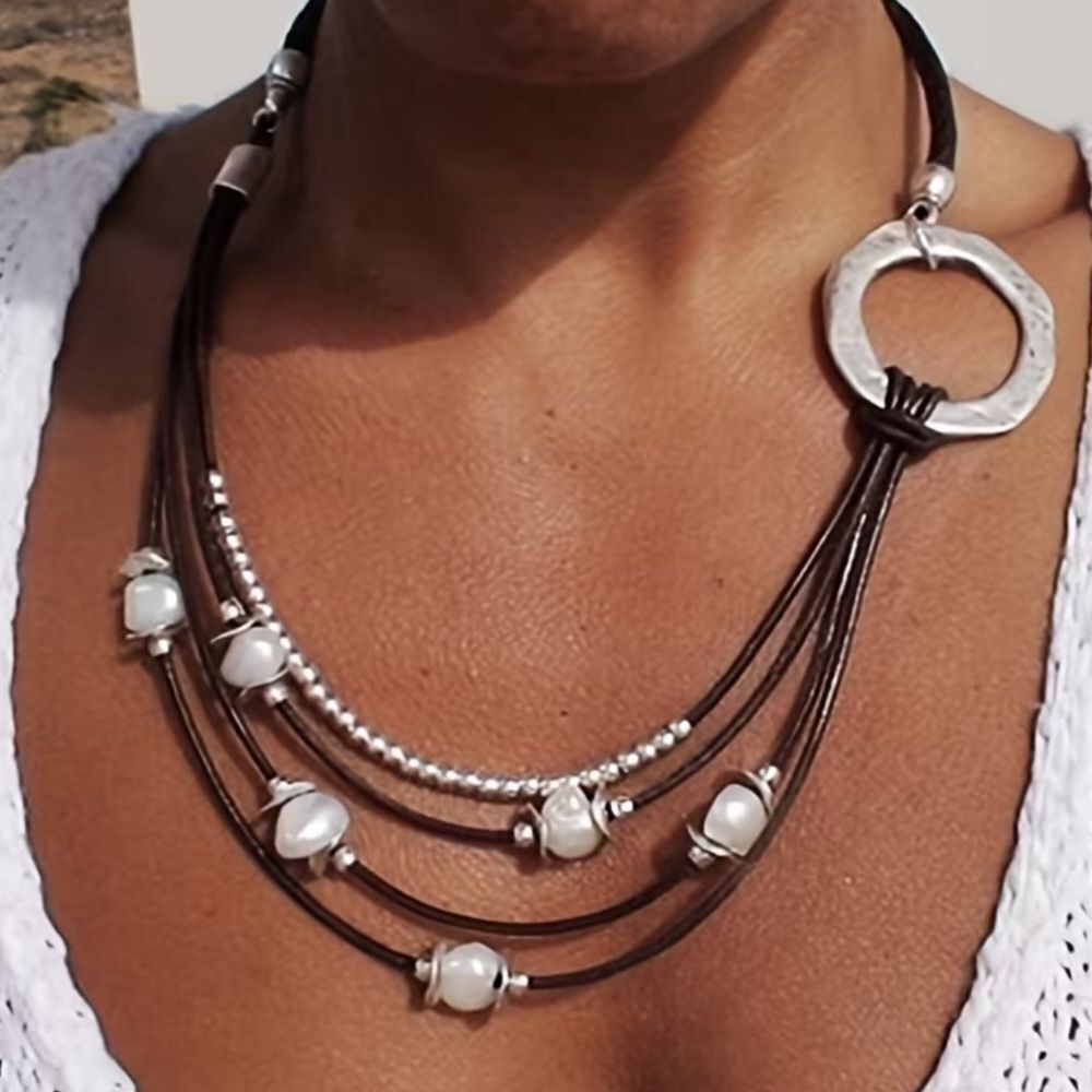 Boho Brown Necklace N1861